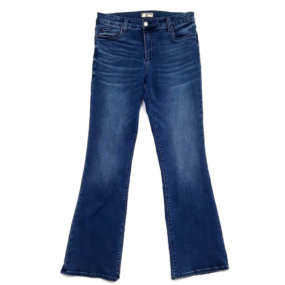 Kut From The Kloth Natalie Fab Ab High Rise Bootcut Jeans Sz 14 W34 L33.5 EUC
